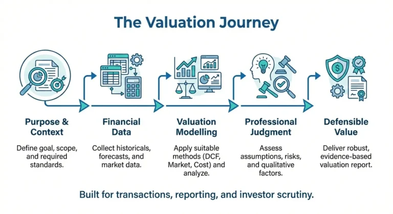 Valuation and modelling process for businesses in Dubai